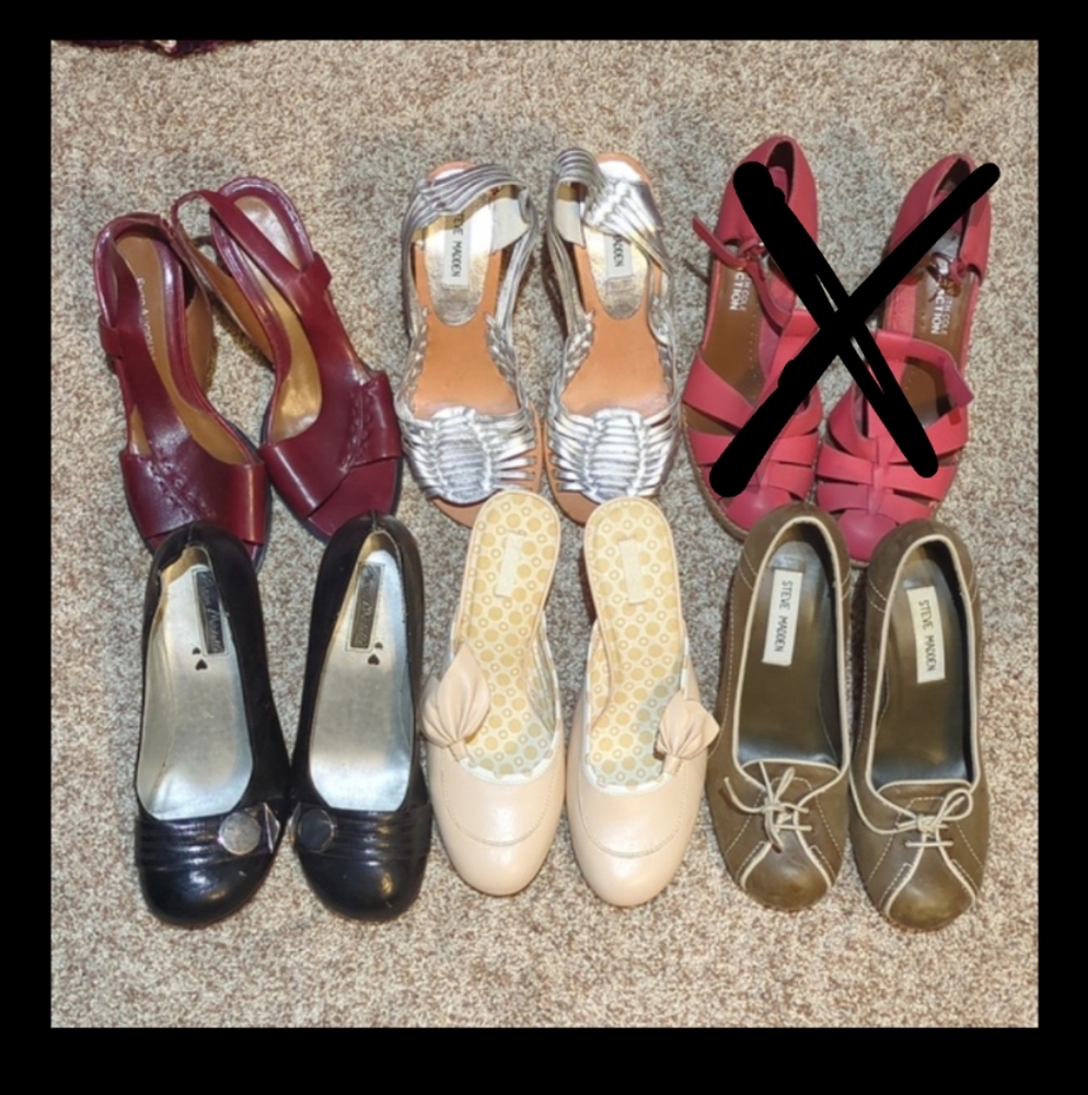 Lot of 5 size 7 heels - Picture 1 of 1